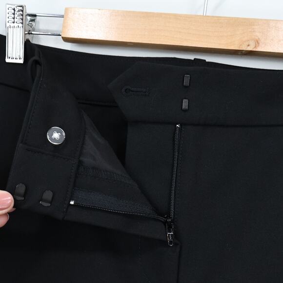 NWT J.Crew Factory The Slim-Fit Full-Length Trouser Dress Pant Black 10 Tall - Picture 5 of 8